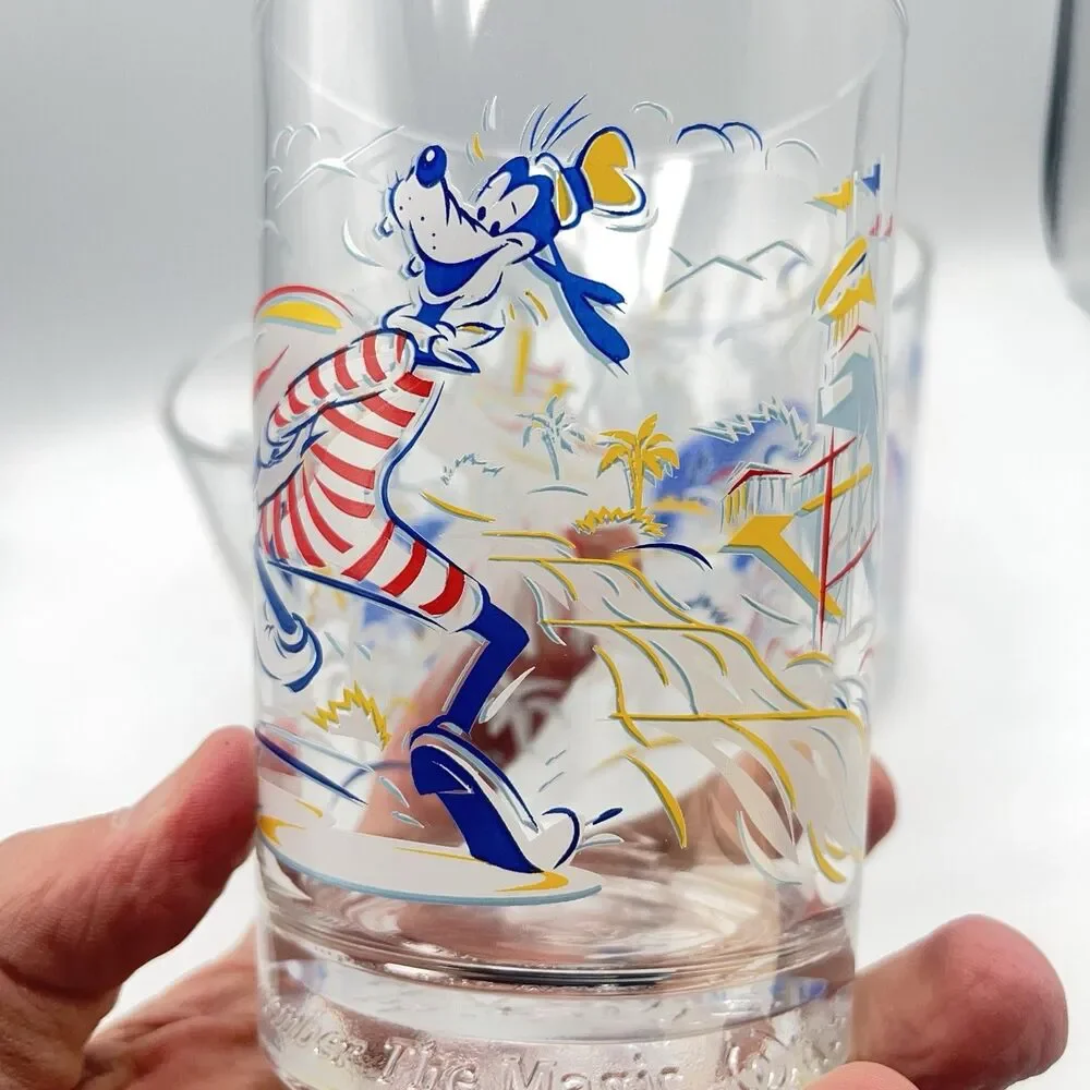 McDonald's WALT DISNEY World 25th Anniversary Glasses Lot Of 3